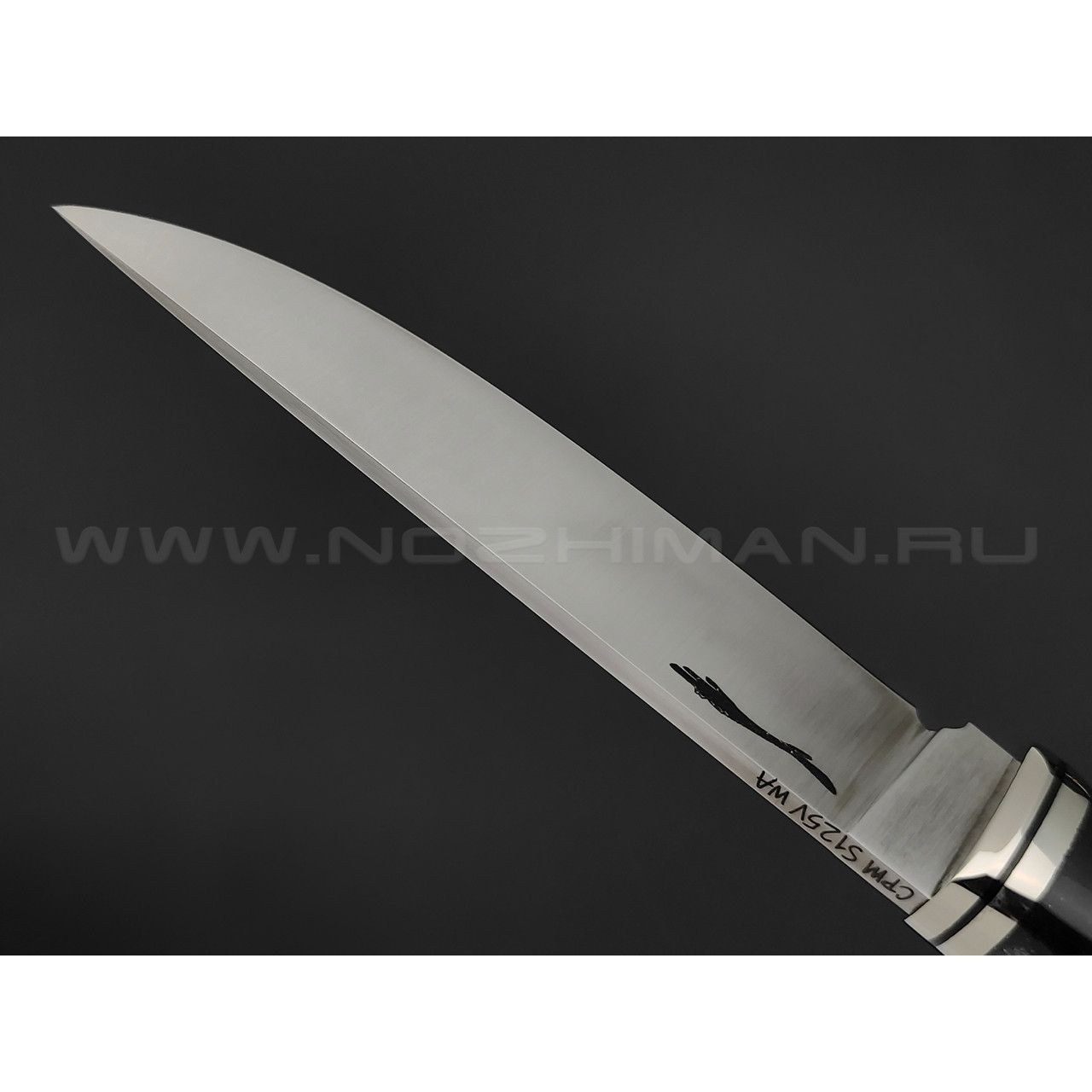 Волчий Век нож "Слоник" сталь CPM S125V WA, рукоять композит, нейзильбер