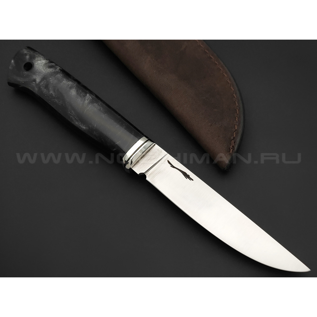 Волчий Век нож "Слоник" сталь CPM S125V WA, рукоять композит, нейзильбер