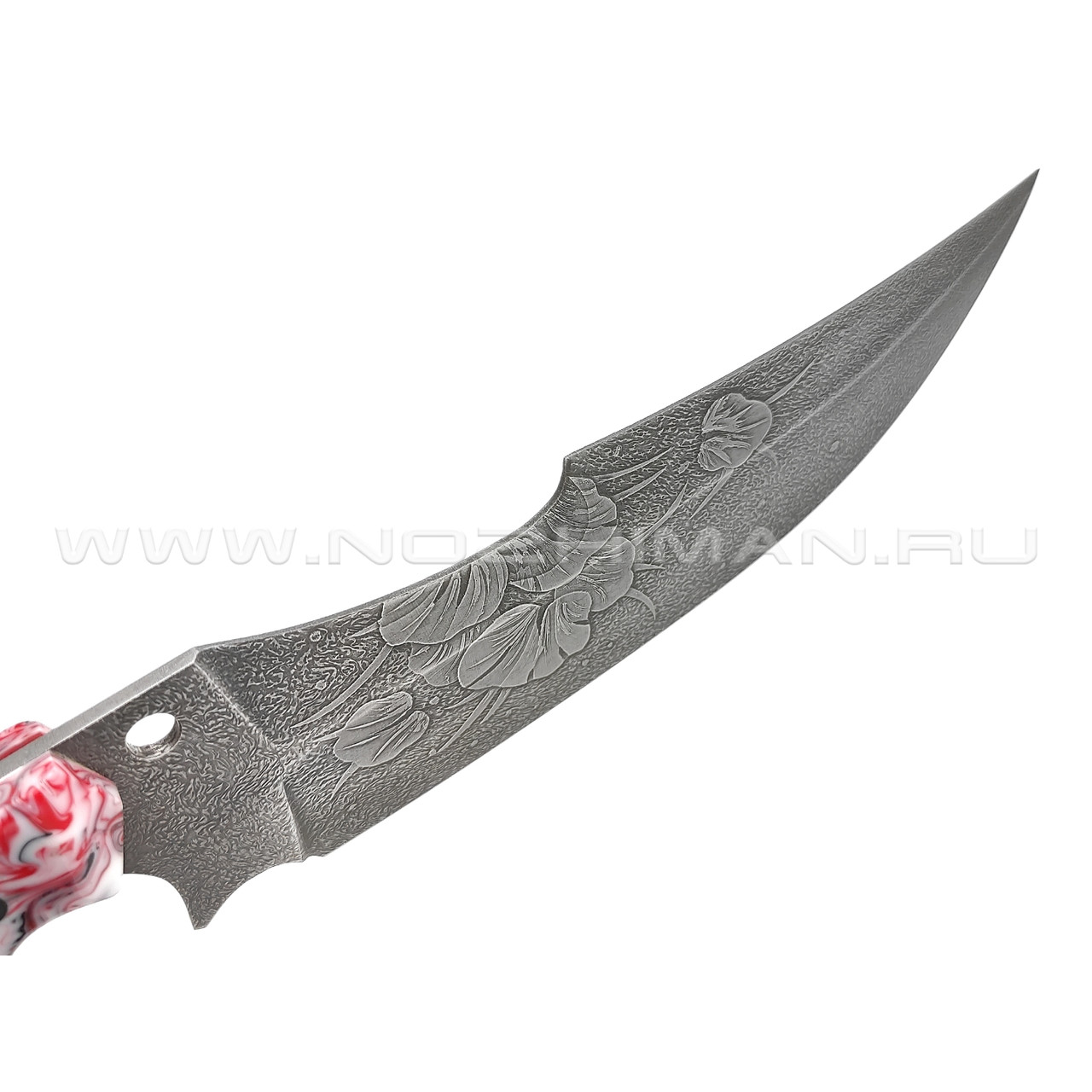 Волчий Век нож "KOI" Custom сталь Niolox WA, рукоять композит