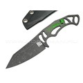 1-й Цех нож Green сталь 440C блэквош, рукоять сталь, эмаль 1-й Цех нож Green сталь 440C блэквош, рукоять сталь, эмаль
