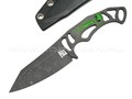 1-й Цех нож Green сталь 440C blackwash, рукоять сталь, эмаль