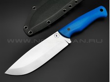 Apus Knives нож Ringo сталь K110 satin, рукоять G10 blue