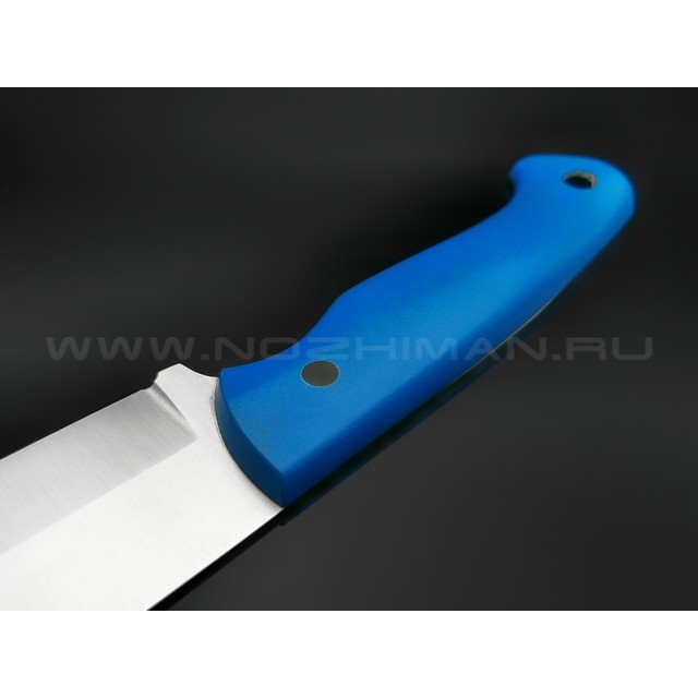 Апус нож Ринго сталь K110 сатин, рукоять G10 синий