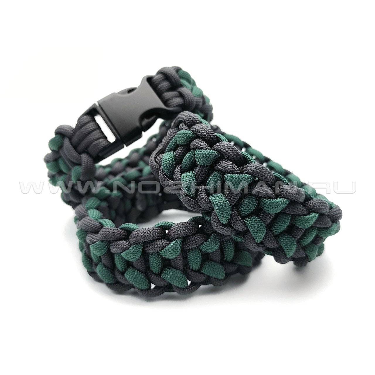 Браслет Duo Bar Gm Emerald & Graphite