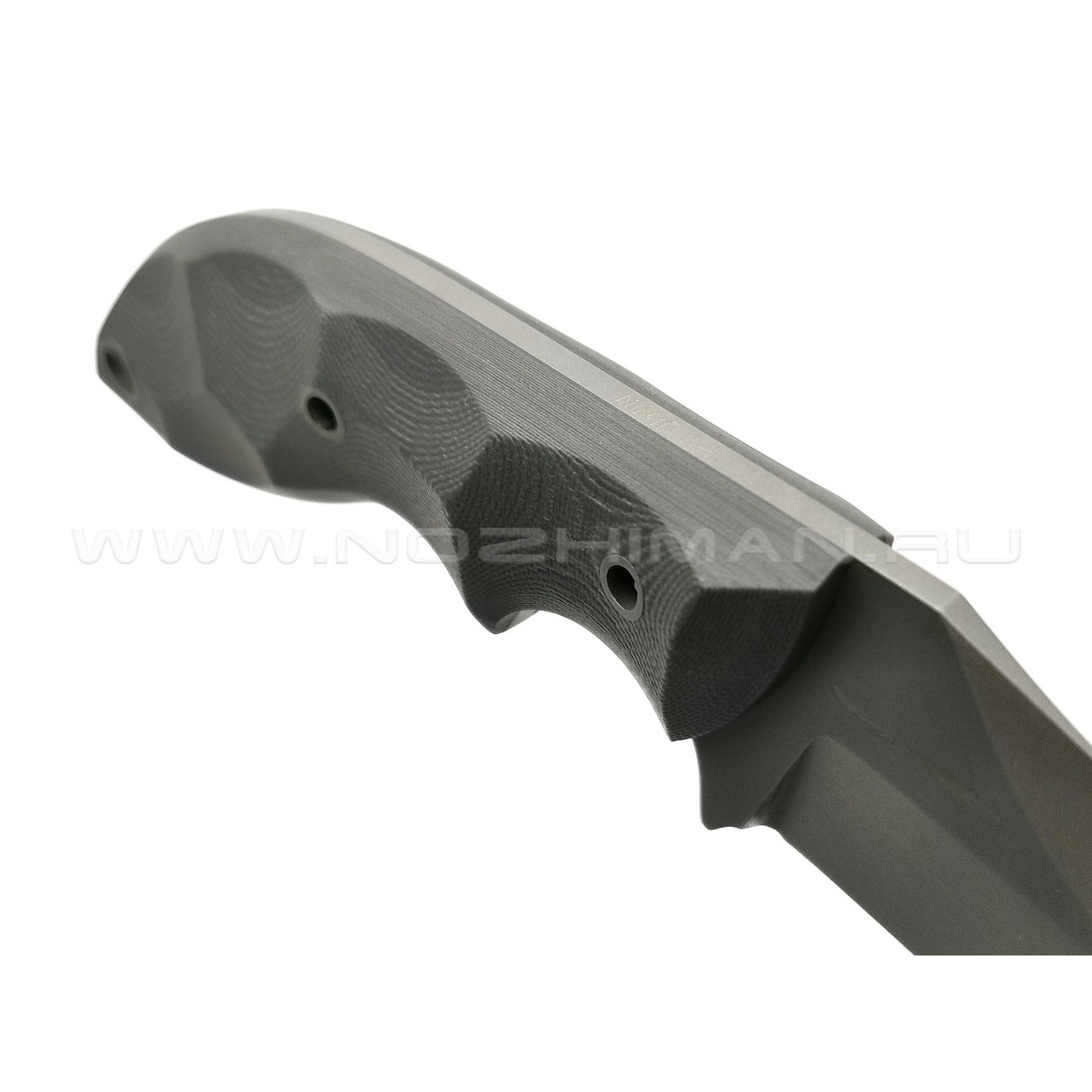 Волчий Век нож Кондрат 10 сталь N690 WA bead-blast, рукоять G10 grey