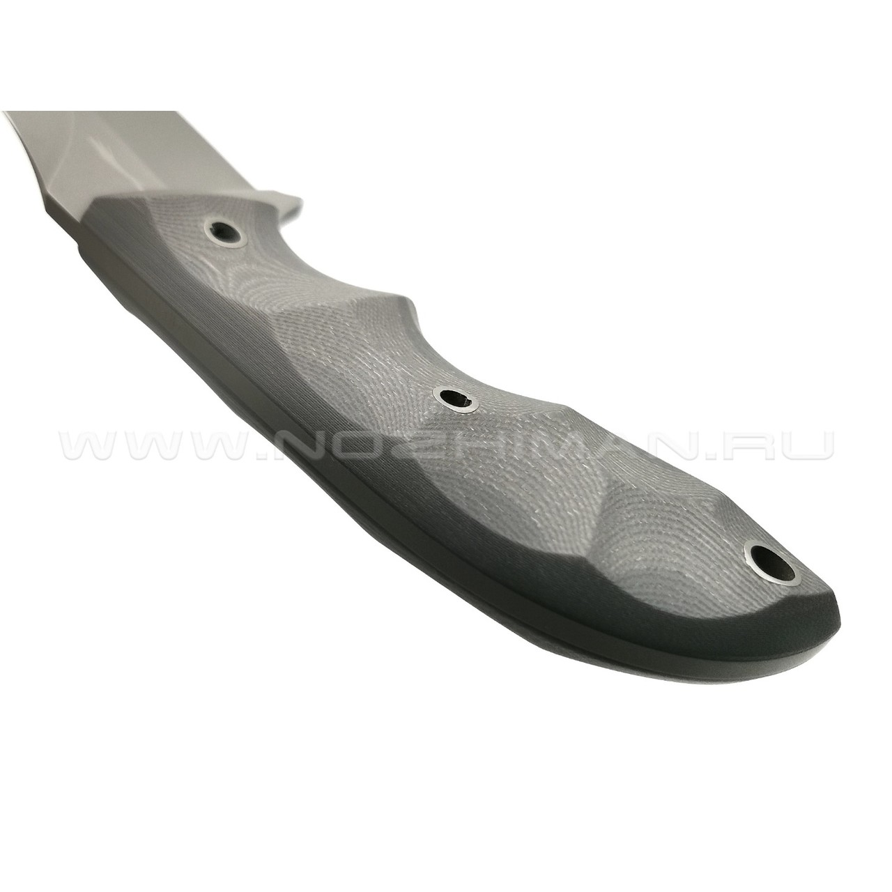 Волчий Век нож Кондрат 10 сталь N690 WA bead-blast, рукоять G10 grey