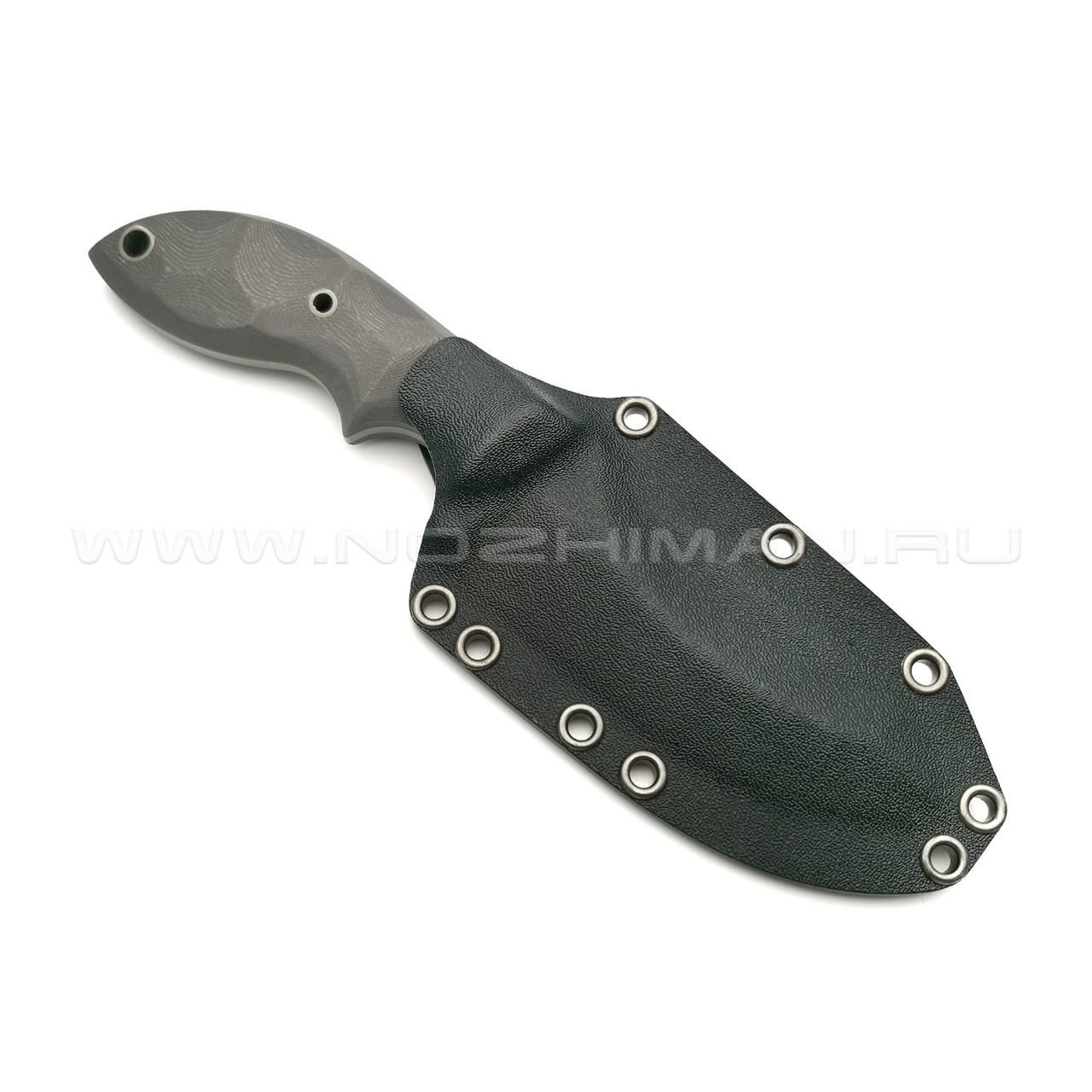 Волчий Век нож Кондрат 10 сталь N690 WA bead-blast, рукоять G10 grey