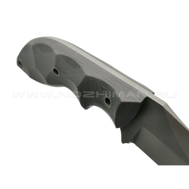 Волчий Век нож Кондрат 10 сталь N690 WA bead-blast, рукоять G10 grey