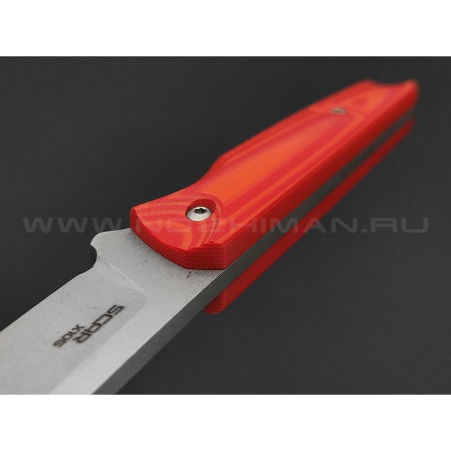 N.C.Custom нож Scar сталь X105 стоунвош, рукоять G10 orange