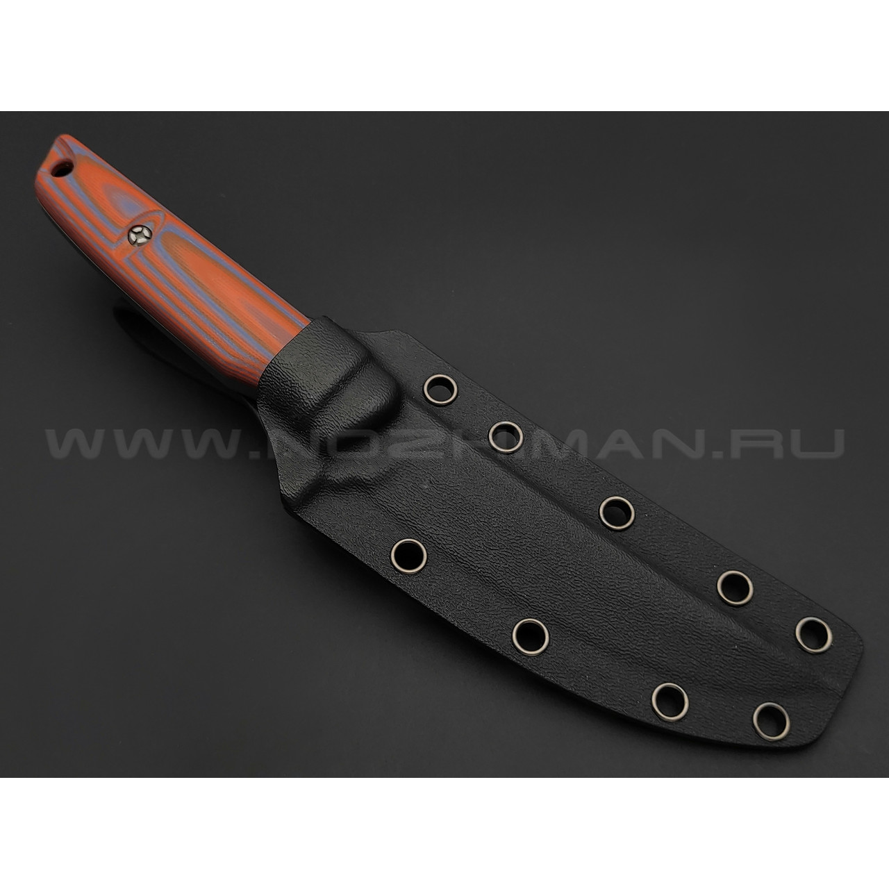 N.C.Custom нож Scar сталь X105 стоунвош, рукоять G10 blue & orange