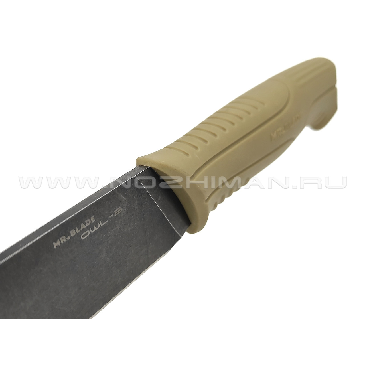 Mr.Blade нож OWL-B MB103 сталь 8Cr14 блэквош, рукоять TPR olive
