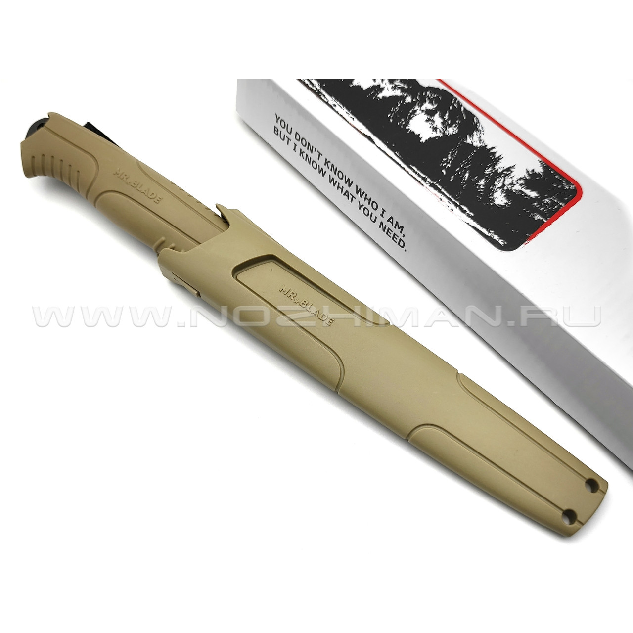 Mr.Blade нож OWL-B MB103 сталь 8Cr14 блэквош, рукоять TPR olive