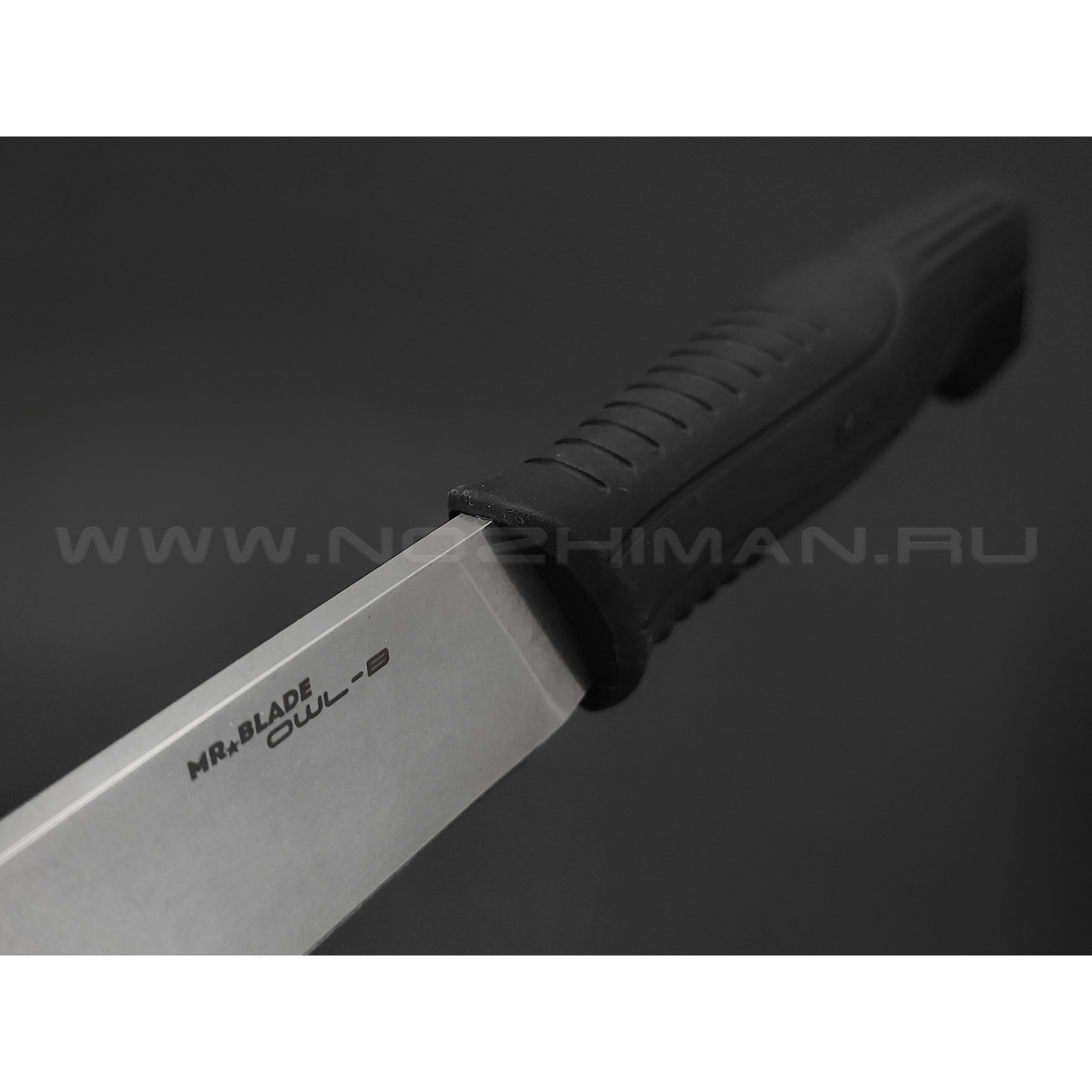 Mr.Blade нож OWL-B MB102 сталь 8Cr14 стоунвош, рукоять TPR black