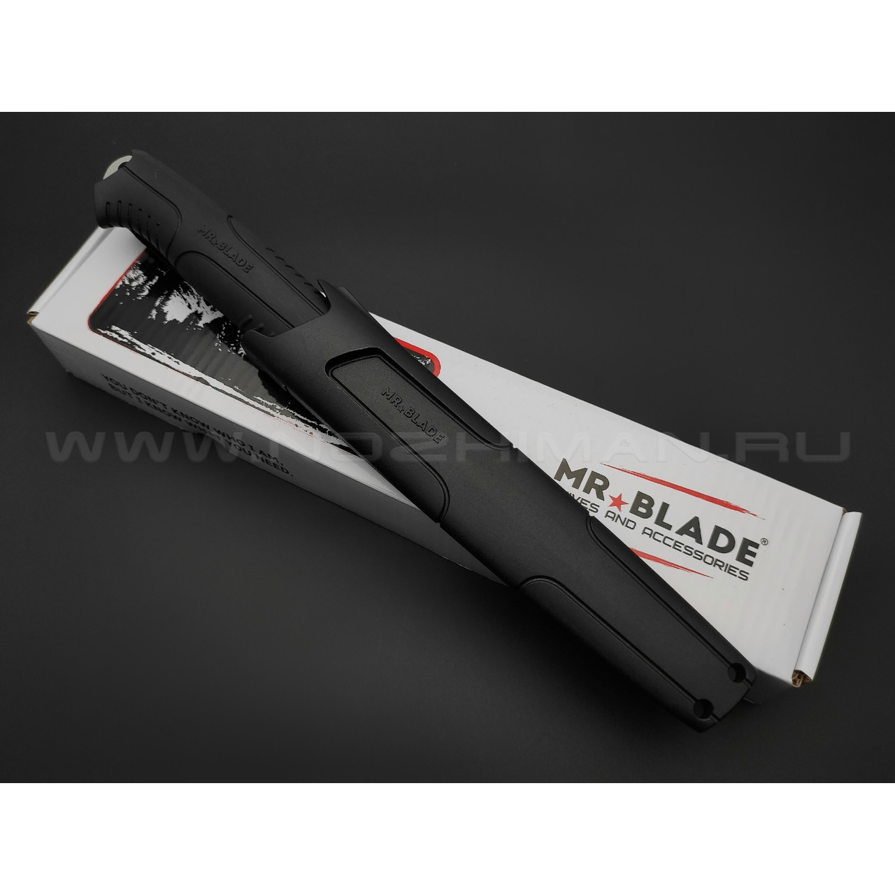 Mr.Blade нож OWL-B MB102 сталь 8Cr14 стоунвош, рукоять TPR black