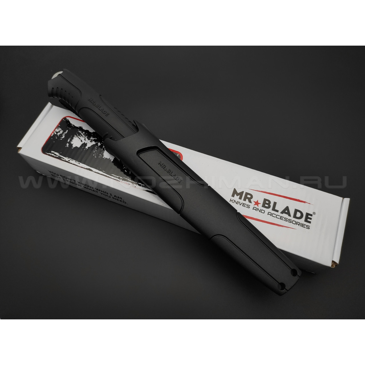 Mr.Blade нож OWL MB100 сталь 8Cr14 стоунвош, рукоять TPR black