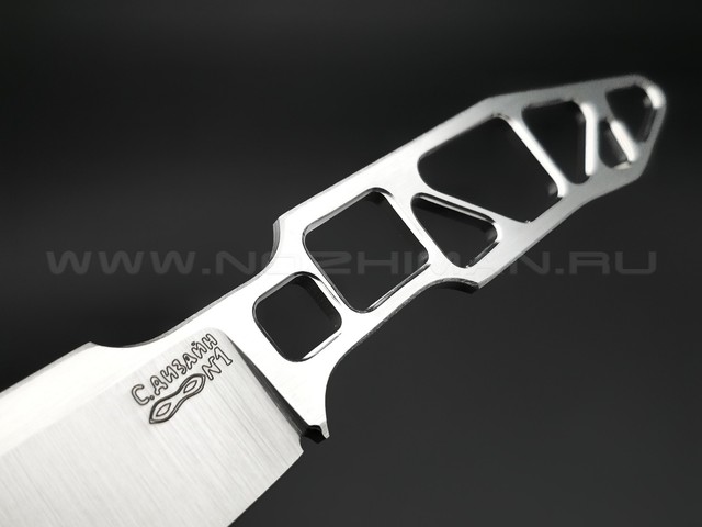 1-й Цех нож С.Дизайн №1 сталь 440C сатин, рукоять сталь