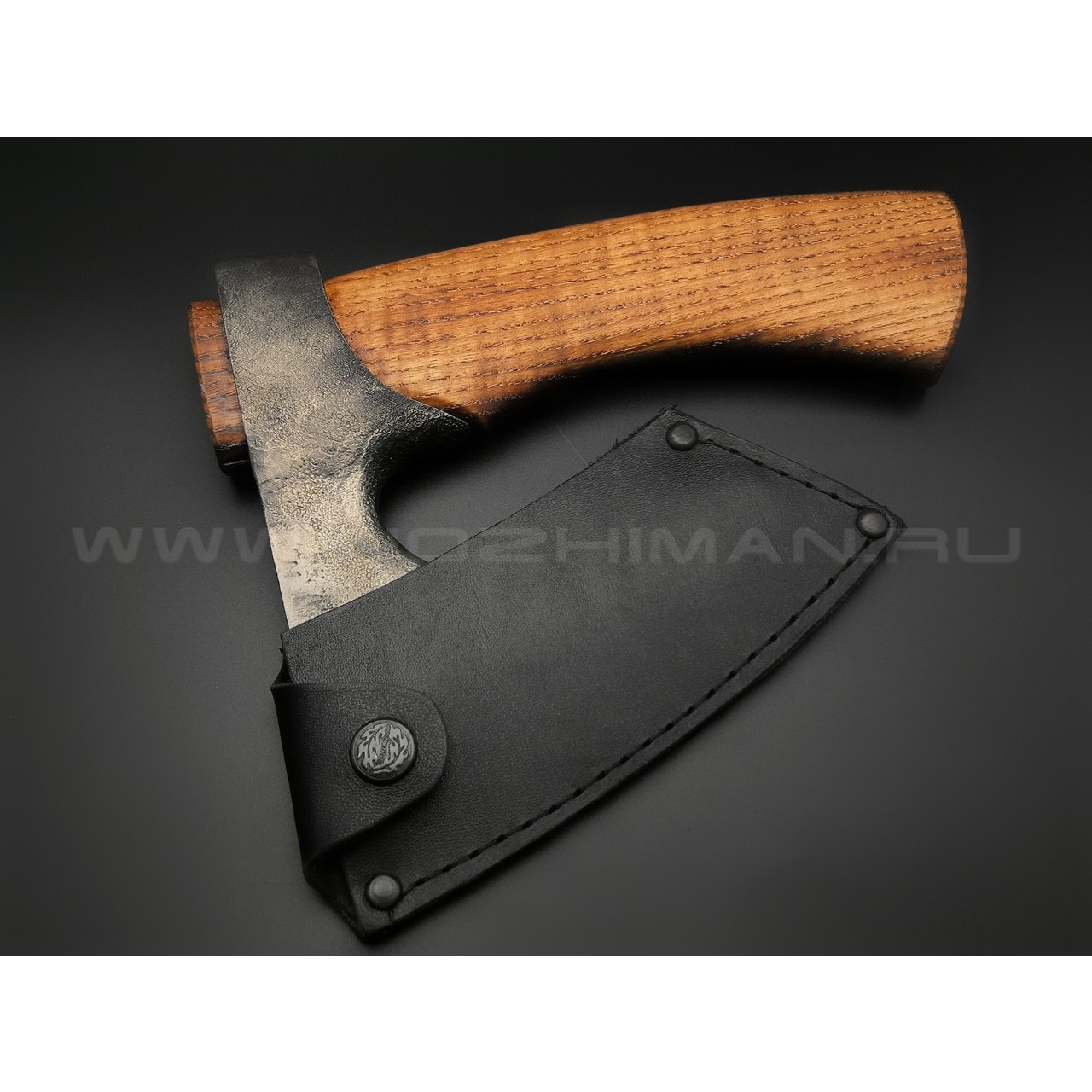 Топор кулачный "ТЛВ01" сталь ШХ15, рукоять дерево ясень (Кузница Васильева)