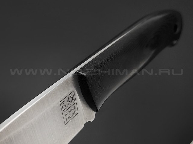 Zh Knives нож F5 Mod. сталь N690 satin, рукоять Micarta black