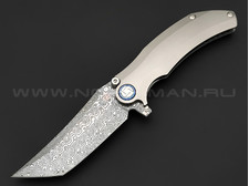 Нож Artisan Cutlery Tacit 1838GD-GY сталь Damascus, рукоять Titanium 6AL4V