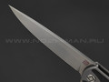 Нож Artisan Cutlery Shark 1707G-GY сталь S35VN, рукоять Titanium, Carbon fiber