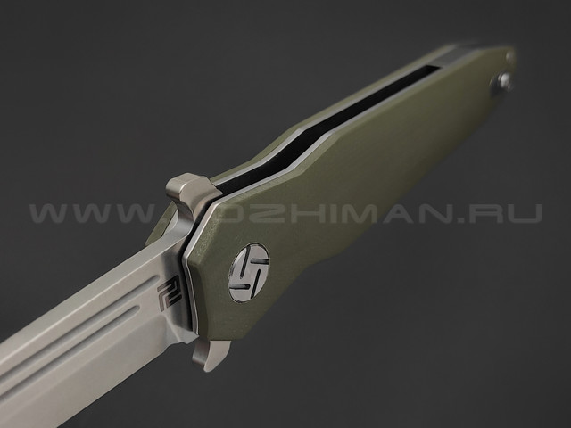 Нож Artisan Cutlery 1810P-GNC Hornet сталь D2, рукоять G10 OD green