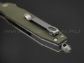 Нож Artisan Cutlery Hornet 1810P-GNC сталь D2, рукоять G10 OD green