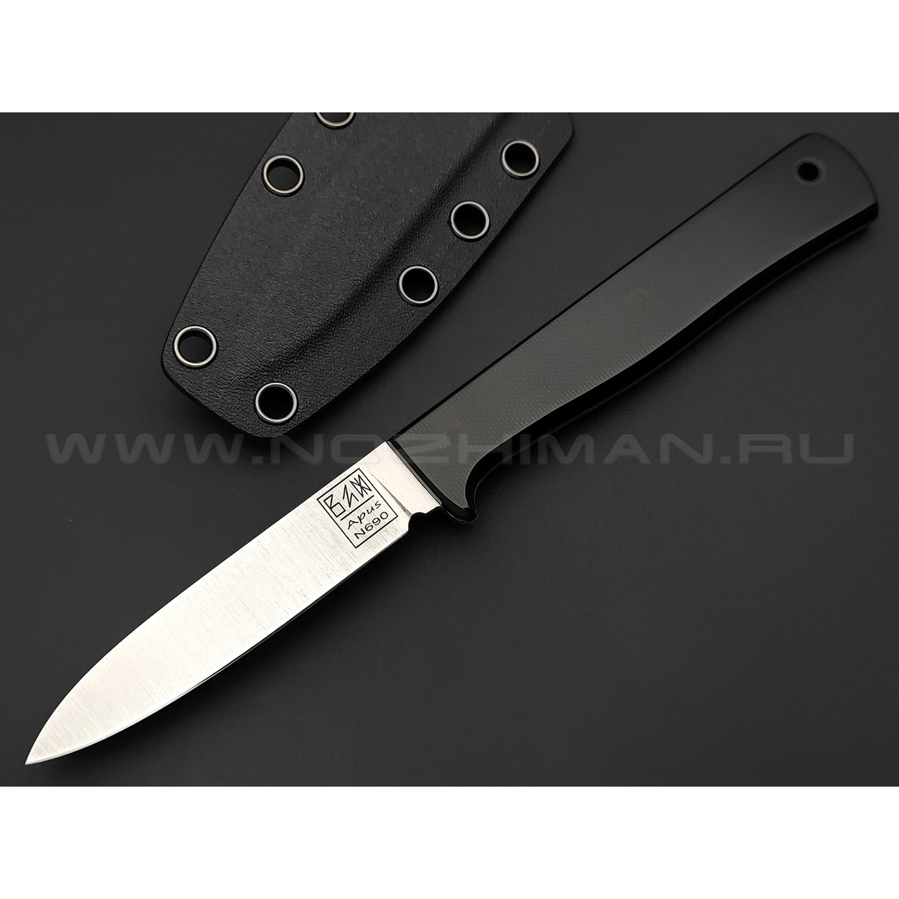 Zh Knives нож Mercator сталь N690 сатин, рукоять G10 black