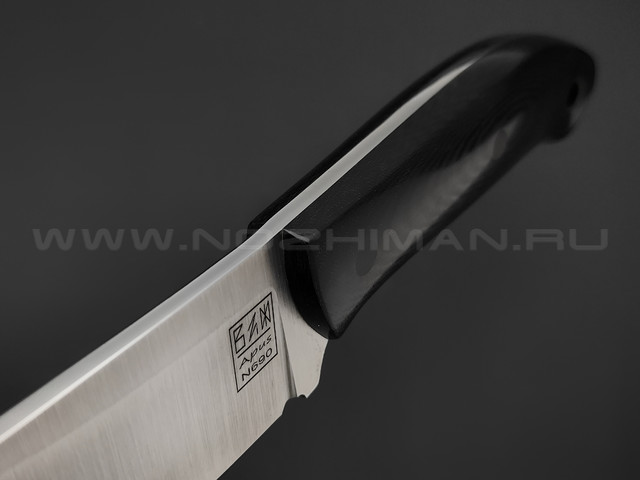 Zh Knives нож Ctrl+Z сталь N690 satin, рукоять Micarta black