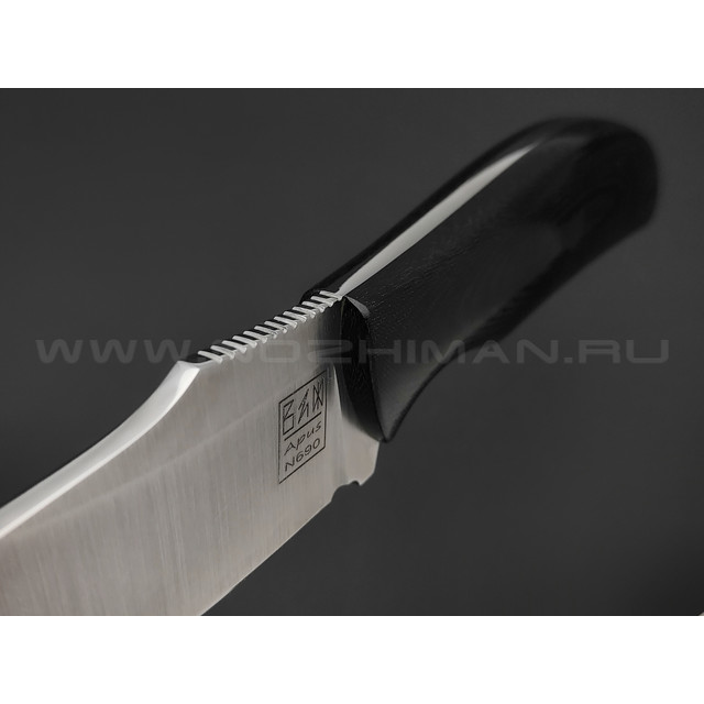 Zh Knives нож Palmistry сталь N690 сатин, рукоять Micarta black