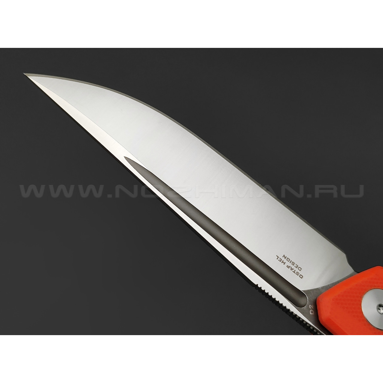 Нож Bestechman Dundee BMK01H сталь D2, рукоять G10 orange