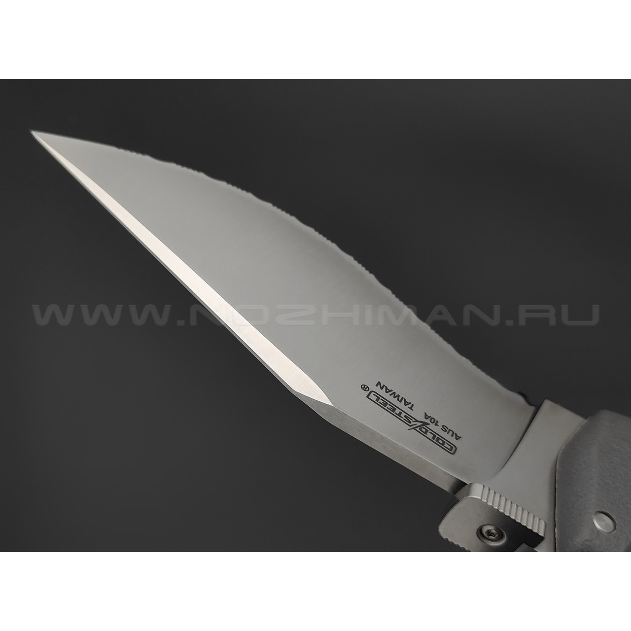Нож Cold Steel Spartan Serrated 21SS сталь Aus-10A, рукоять Griv-Ex grey