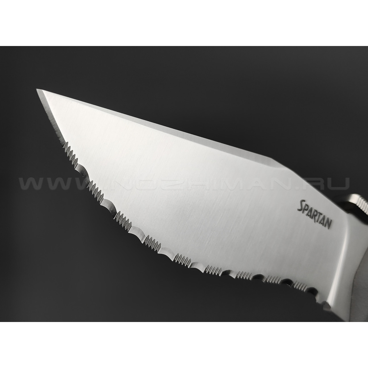 Нож Cold Steel Spartan Serrated 21SS сталь Aus-10A, рукоять Griv-Ex grey