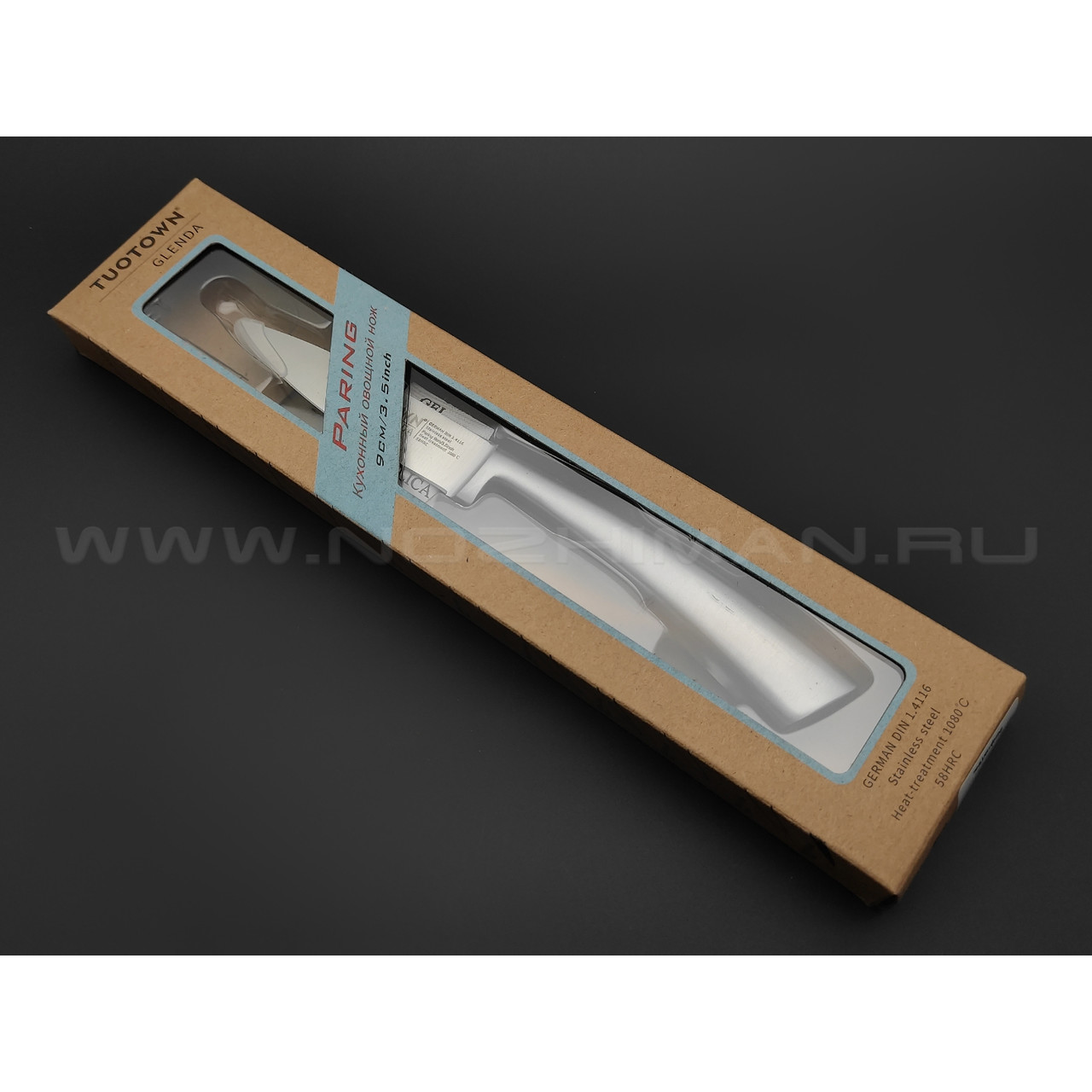 TuoTown Glenda Paring 153512 сталь German 1.4116, рукоять Stainless steel