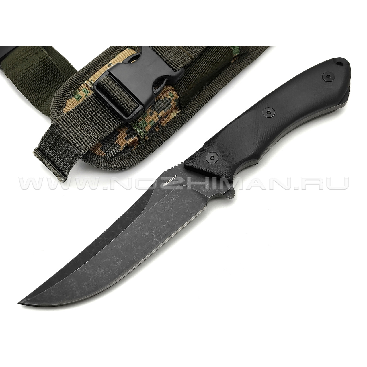 Mr.Blade нож Bison сталь D2 блэквош, рукоять G10