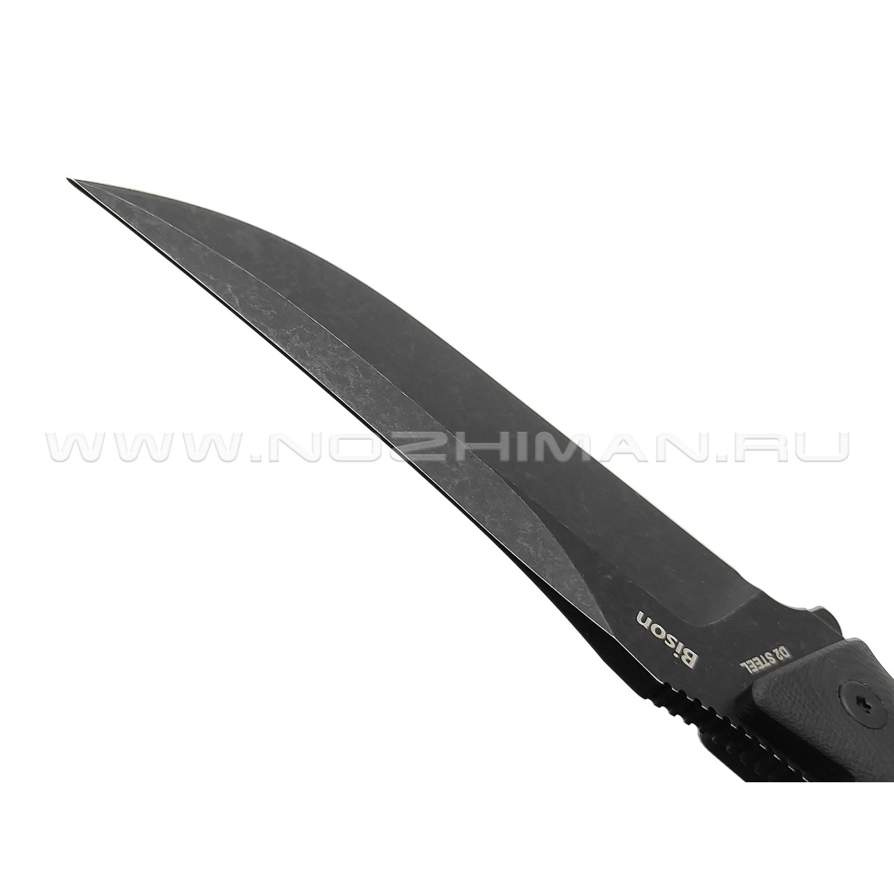 Mr.Blade нож Bison сталь D2 блэквош, рукоять G10
