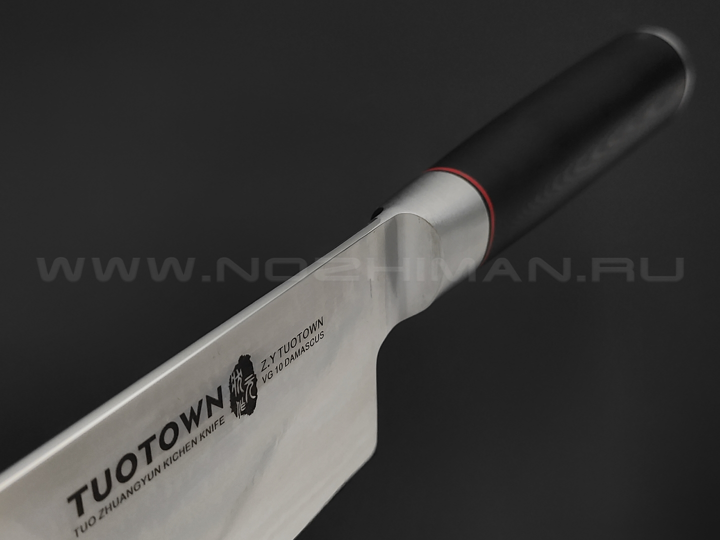 TuoTown кухонный нож Chopping 218004 сталь Damascus VG-10, рукоять G10
