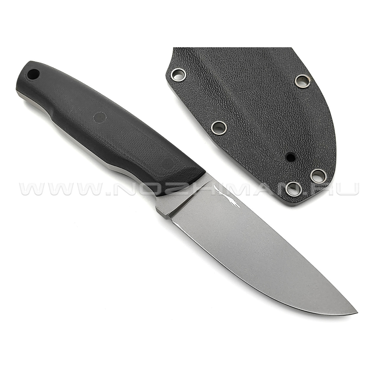 Волчий Век нож Прототип сталь PGK WA bead-blast, рукоять G10 black