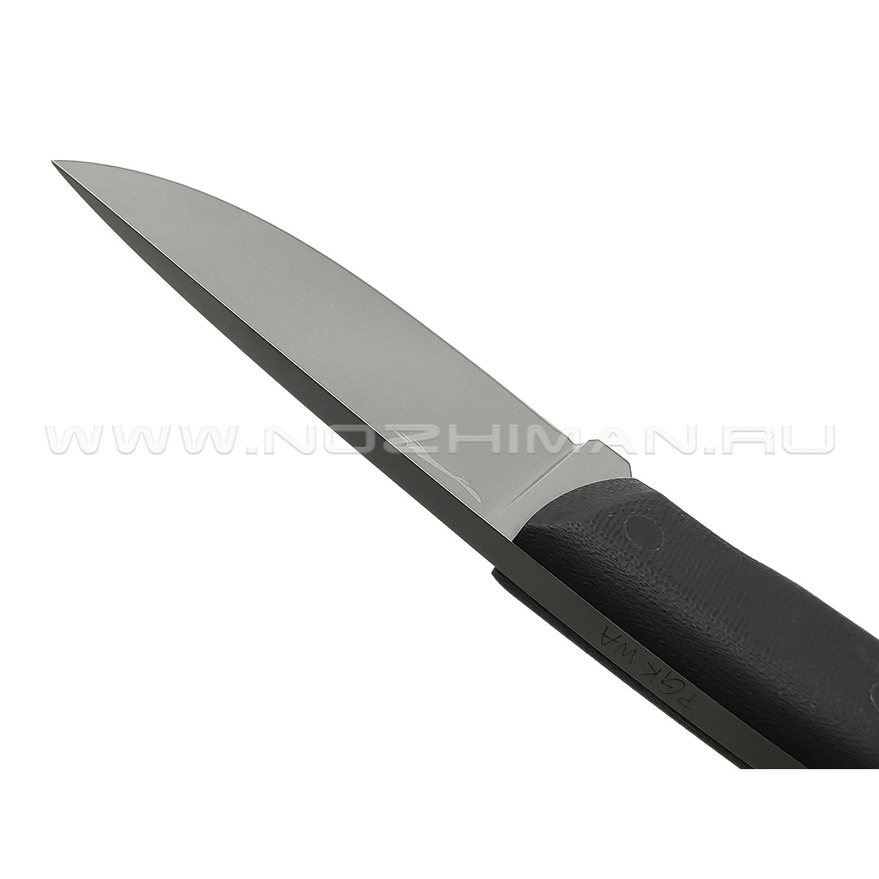 Волчий Век нож Прототип сталь PGK WA bead-blast, рукоять G10 black