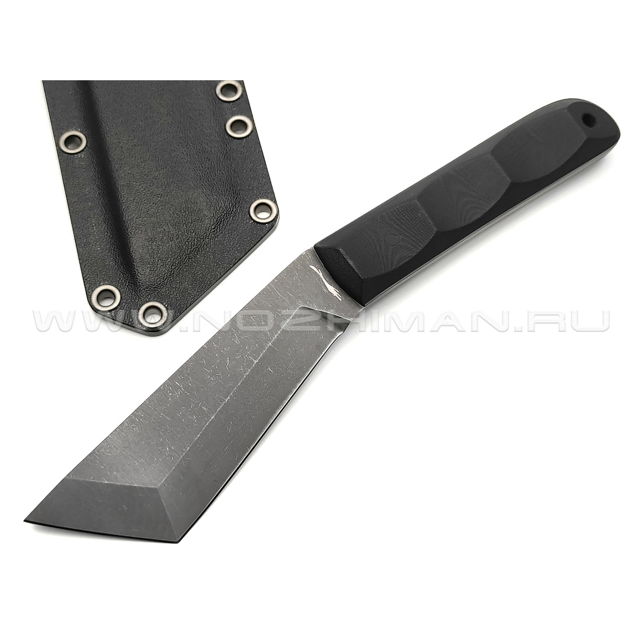 Волчий Век нож НДК 11 сталь N690 WA блэквош, рукоять G10 black
