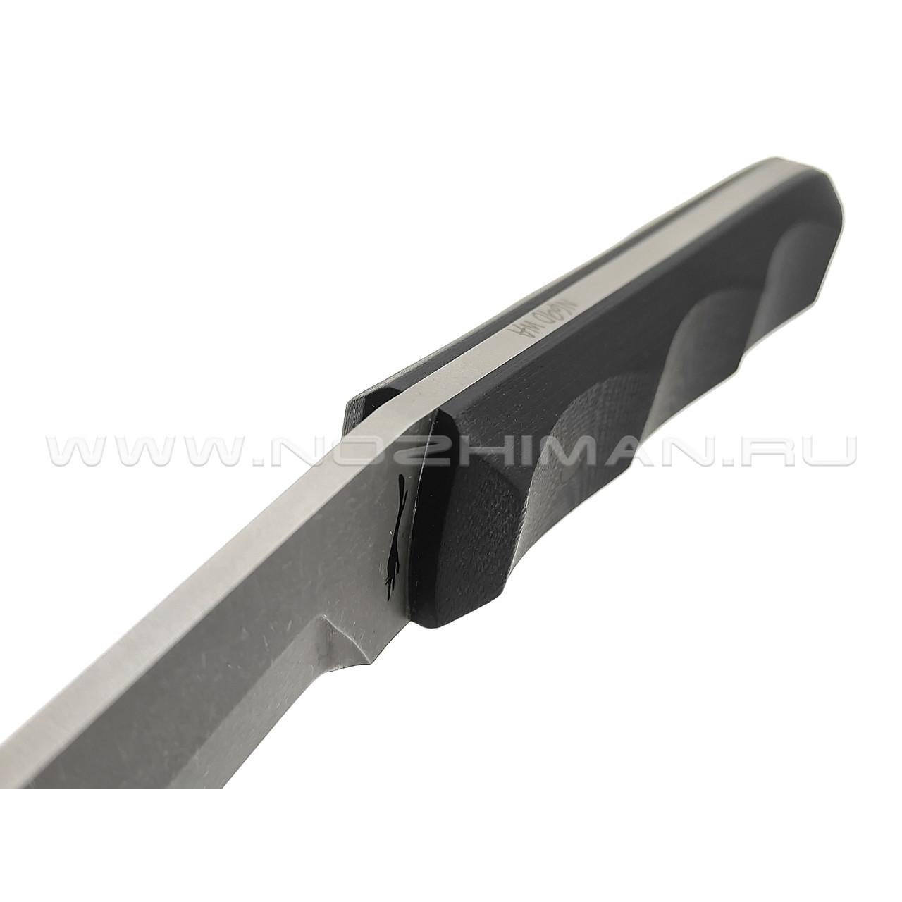 Волчий Век нож НДК 11 сталь N690 WA блэквош, рукоять G10 black