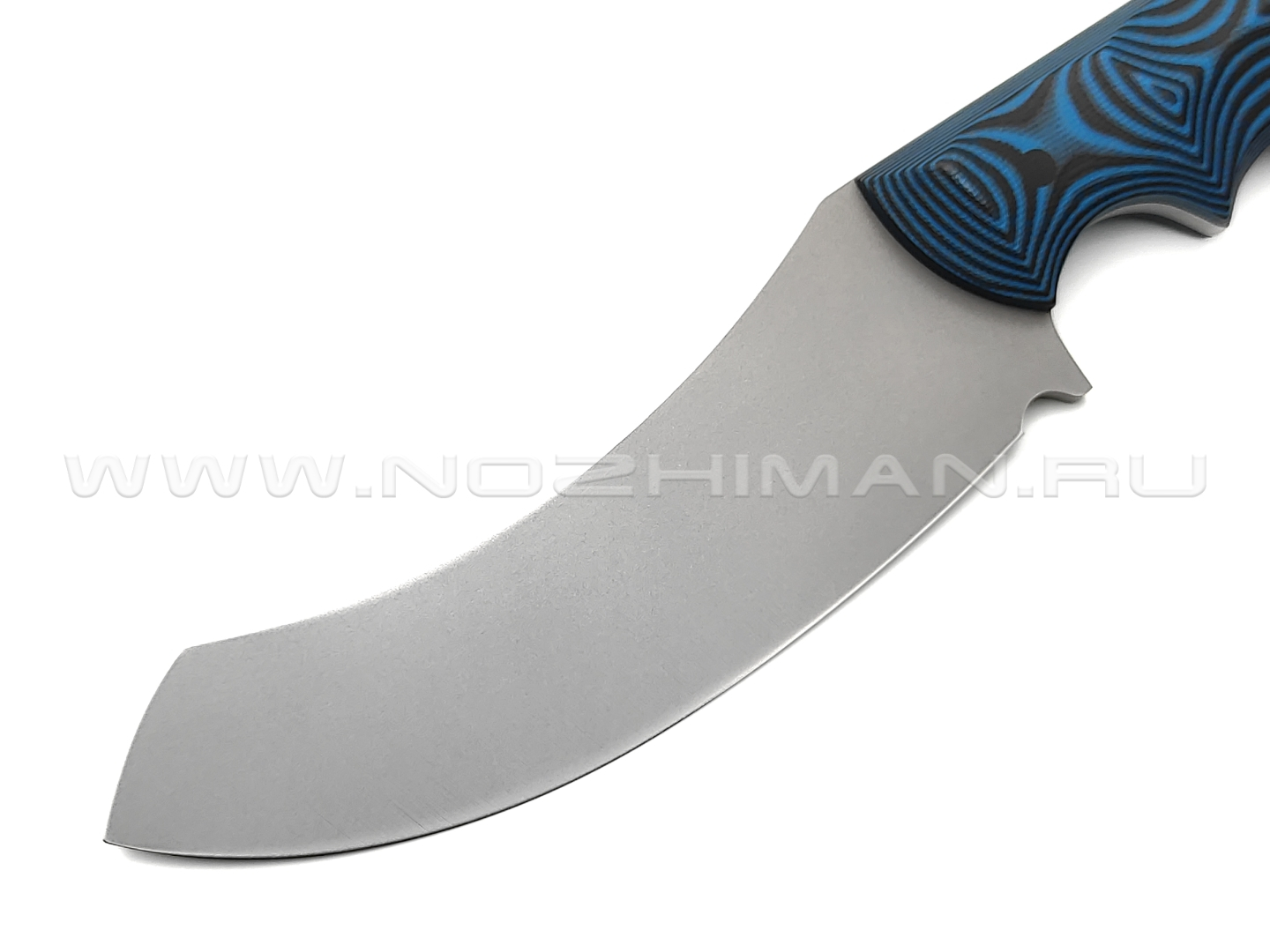 Волчий Век нож Кондрат 12 сталь 95х18 WA bead-blast, рукоять G10 black & blue