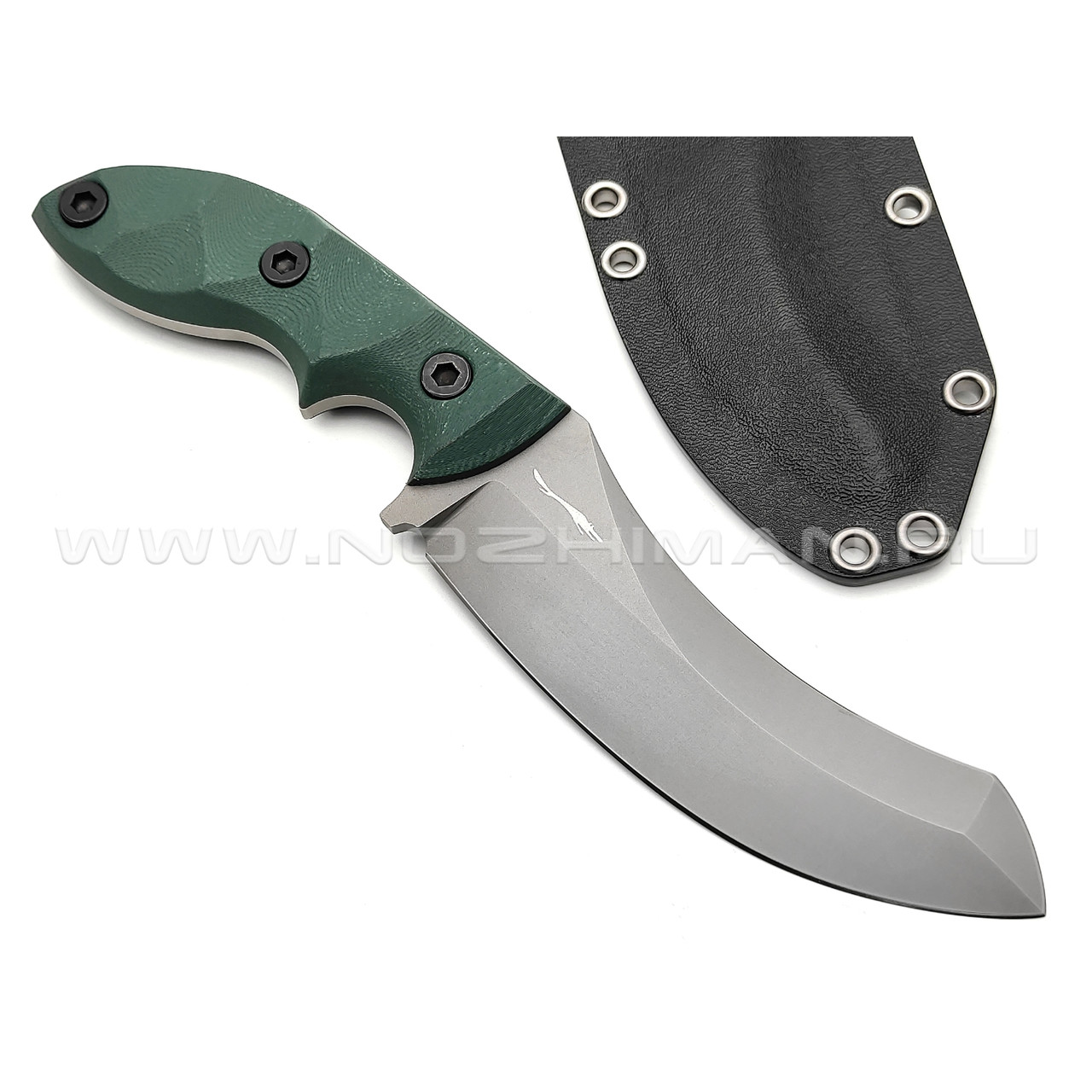 Волчий Век нож Кондрат 12 сталь 95х18 WA bead-blast, рукоять G10 hunter, винты