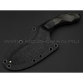 Волчий Век нож Custom EDC сталь 95х18 WA satin, рукоять G10 black & green
