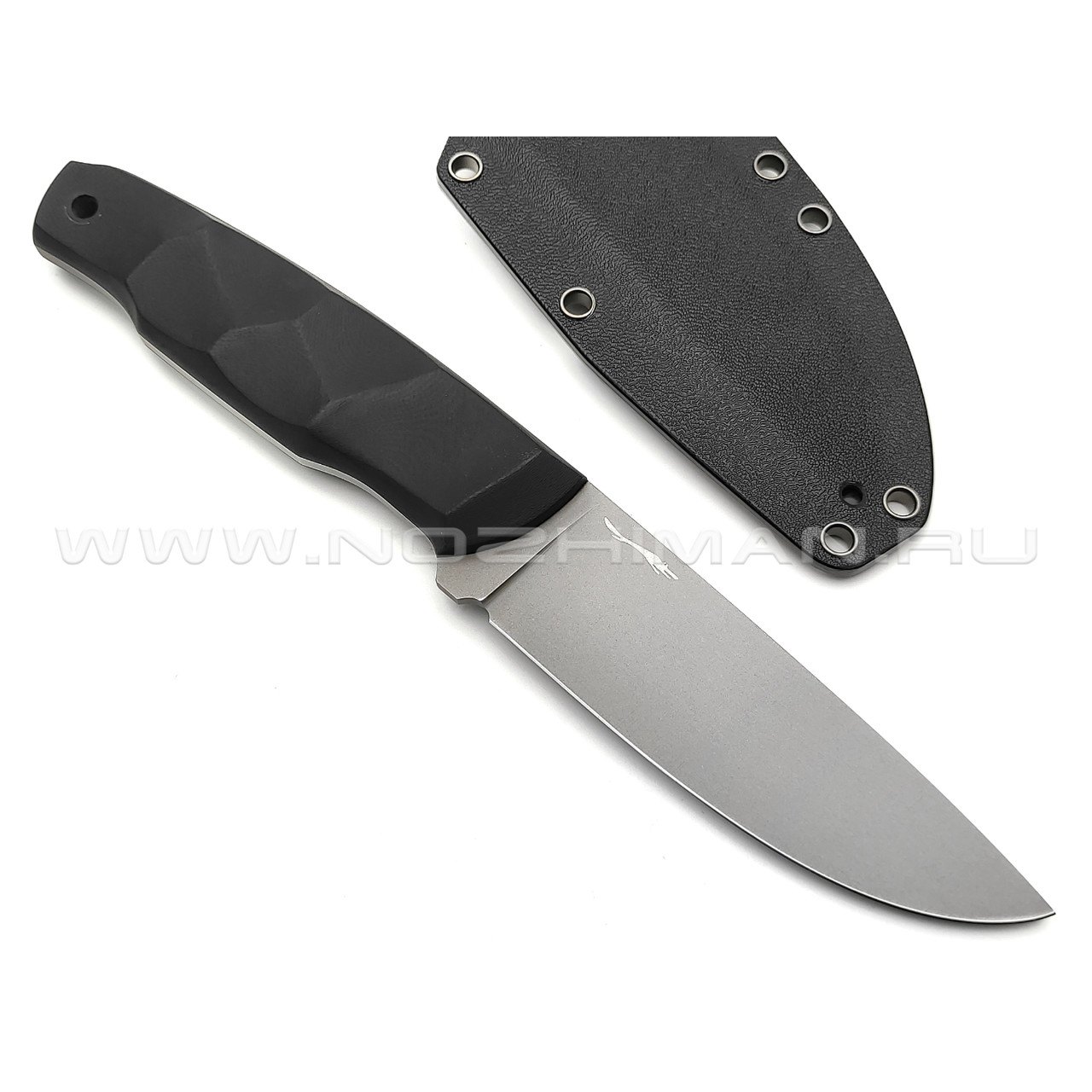 Волчий Век нож Прототип сталь N690 WA bead-blast, рукоять G10 black