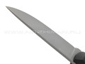Волчий Век нож Прототип сталь N690 WA bead-blast, рукоять G10 black