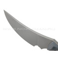Волчий Век нож Custom EDC сталь 95х18 WA bead-blast, рукоять G10 grey Волчий Век нож Custom EDC сталь 95х18 WA bead-blast, рукоять G10 grey