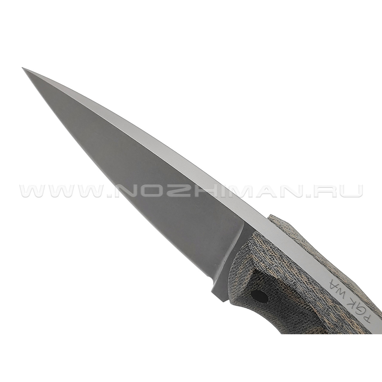 Волчий Век нож Оса сталь PGK WA, стоунвош, рукоять микарта