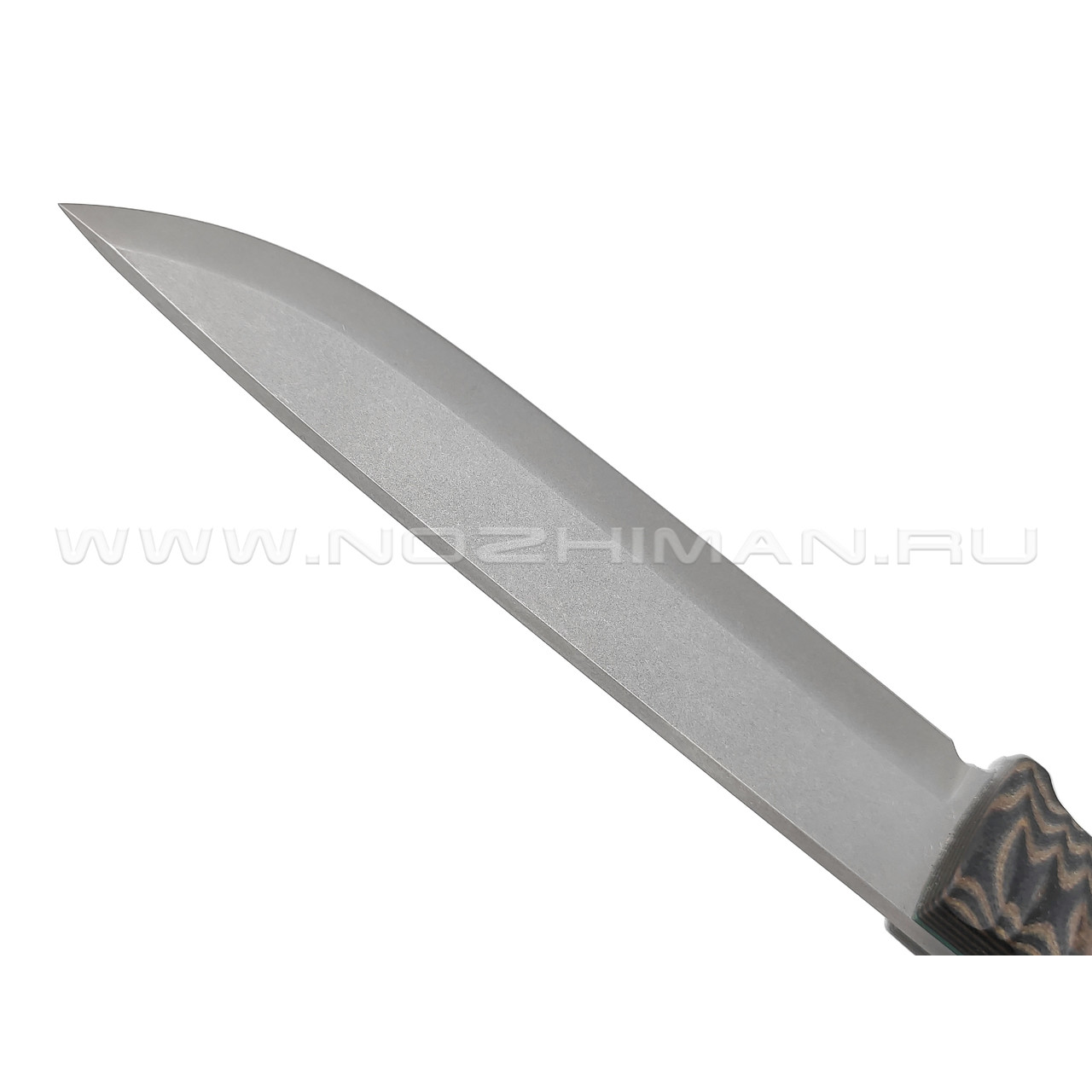 Апус нож Райдер Бушкрафт сталь K110, рукоять G10 чёрно-коричневый