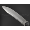 Eagle Knives нож Combat 1 сталь Aus10Co стоунвош, рукоять G10 black & grey