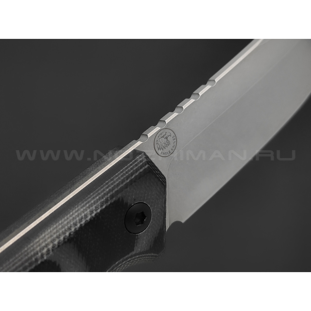 Eagle Knives нож Combat 1 сталь Aus10Co стоунвош, рукоять G10 black & grey